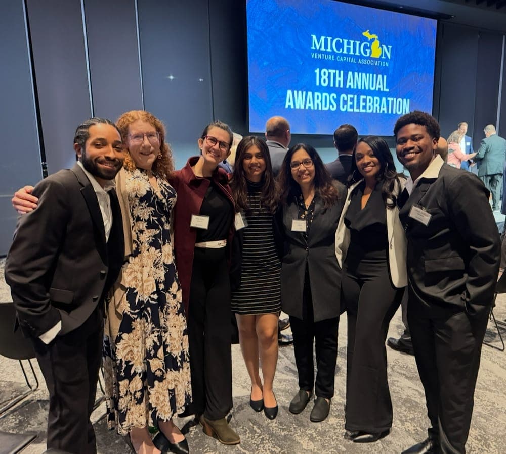 The Novarna team at the Michigan Venture Capital Association 18th Annual Awards Celebration